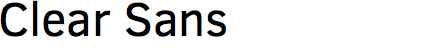 Clear Sans (Intel)