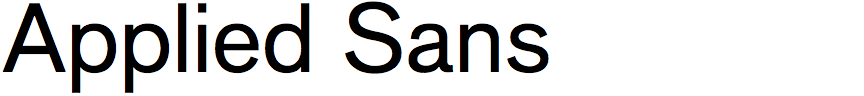 Applied Sans