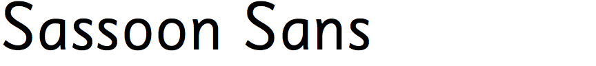 Sassoon Sans