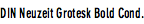 DIN Schriften Neuzeit Grotesk Bold Condensed