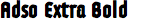 Adso Extra Bold