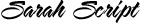 Sarah Script