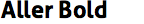 Aller Typo Bold