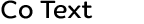 Co Text