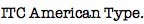 ITC American Typewriter (EF)