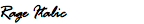 Rage Italic (EF)