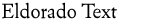 Eldorado Text