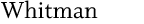 Whitman