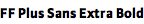 FF Plus Sans Extra Bold