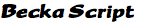 Becka Script