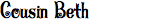 Cousin Beth
