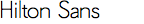 Hilton Sans