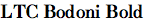 LTC Bodoni Bold