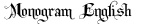 Monogram English