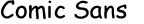 Comic Sans