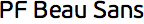 PF Beau Sans Pro