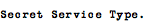 Secret Service Typewriter