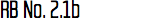 RB No. 2.1b