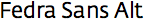 Fedra Sans Alt
