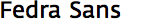 Fedra Sans