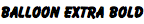 Balloon Extra Bold