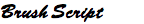 Brush Script (URW)