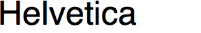 Helvetica