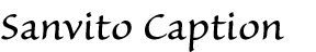 Sanvito Pro Caption