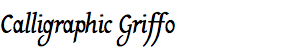 Calligraphic Griffo