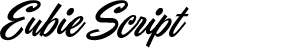 Eubie Script