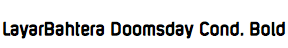 LayarBahtera Doomsday Condensed Bold