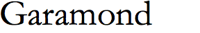 Garamond