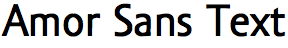 Amor Sans Text