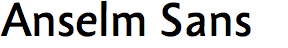 Anselm Sans