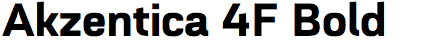 Akzentica 4F Bold