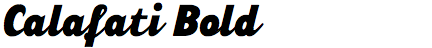 Calafati Bold