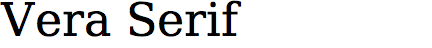 Vera Serif