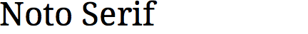 Noto Serif