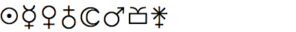 Linotype Astrology Pi #1