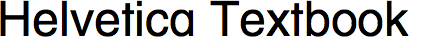 Helvetica Textbook