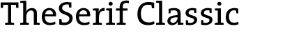 TheSerif Classic