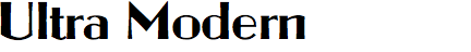 Ultra Modern