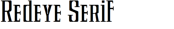 Redeye Serif