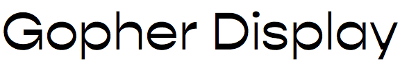 Gopher Display