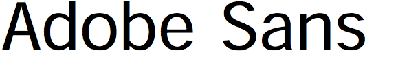 Adobe Sans