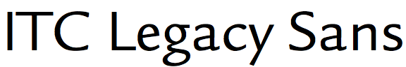 ITC Legacy Sans