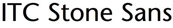 ITC Stone Sans