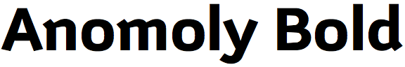 Anomoly Bold