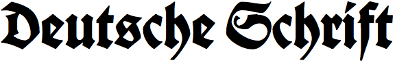 Deutsche Schrift