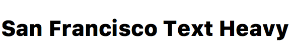San Francisco Text Heavy